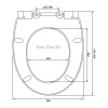Сиденье Berges Patti Slim SO 013103