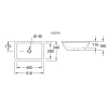 Раковина 51x34 см Villeroy & Boch Loop & Friends 61631001