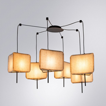 Подвесная люстра Arte Lamp TRIXIE A7084SP-6BK
