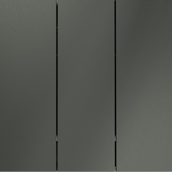 Выключатель трехклавишный без рамки Voltum S70 VLS030106