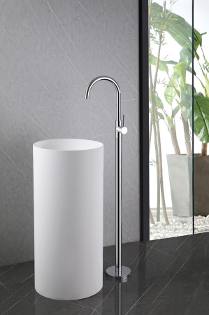 Напольный смеситель для раковины Abber Wasser Kreis AF8141 хром