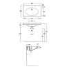 Раковина Simas Lft Spazio 80 LFT44bi*1