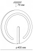Накладной светильник Sonex Button 3041/DL