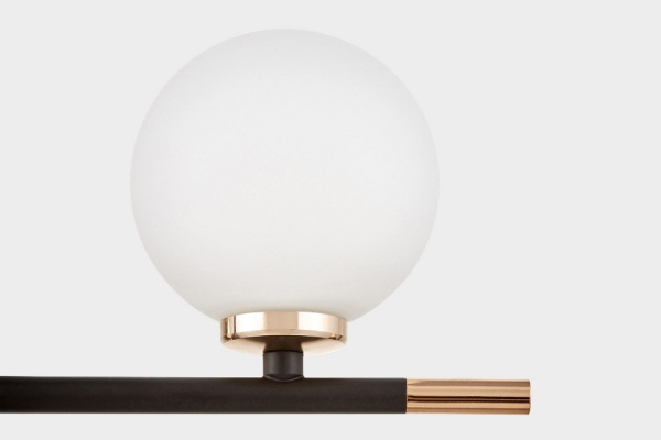 Бра LUMINA DECO Marsiada LDW 6033N-2 RT BK+FGD