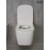Унитаз подвесной GID Tr2140 безободковый, с сиденьем микролифт, белый