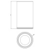 Стакан Gessi 316 54732#707 черный