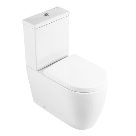 Унитаз-компакт безободковый BelBagno MARINO BB105CPR с сиденьем BB865SC