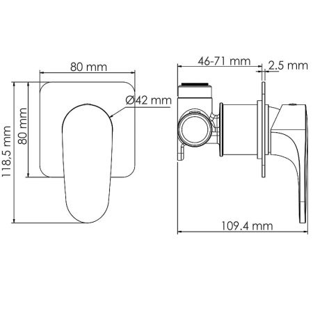 Душевой комплект WasserKRAFT Asphe A7751.338.329 розовое золото