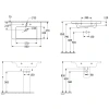 Раковина 80x47 см Villeroy & Boch Subway 3.0 4A708101