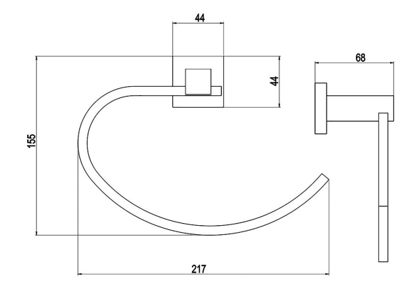 Полотенцедержатель Timo Selene 10050/00
