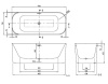 Квариловая ванна Villeroy&Boch Finion 170x70 UBQ177FIN7A100V401