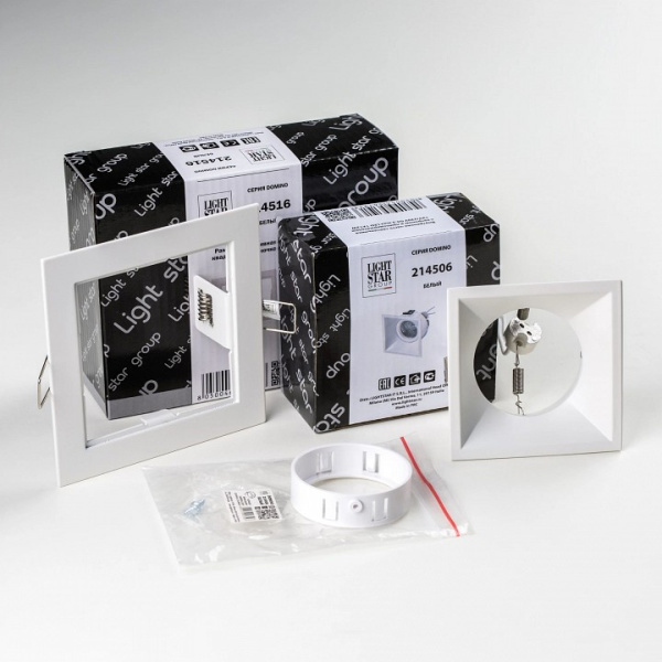 Встраиваемый светильник Lightstar Domino D51606WMOD