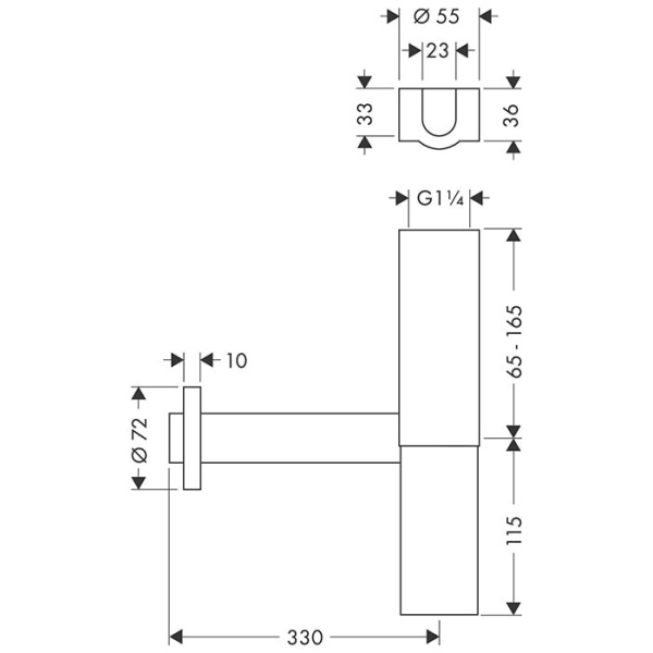 Сифон для раковины Axor Flowstar 51303000