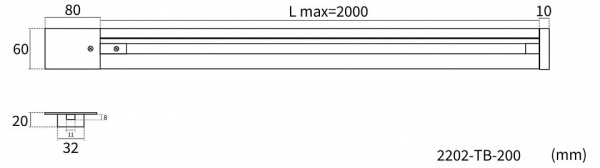 Трек накладной Favourite Practica 2202-TB-200