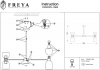 Люстра на штанге Freya Савия FR5203PL-16BS