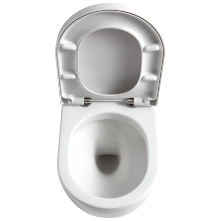 Унитаз подвесной SSWW CT2037V с сиденьем микролифт, белый