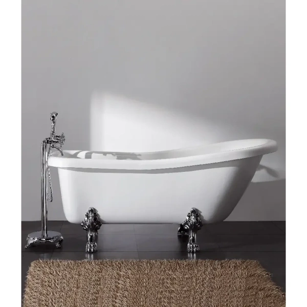 Акриловая ванна Ceruttispa Vito CT9321 170x74 см, отдельностоящая, белый