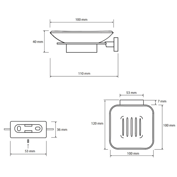Мыльница Bemeta Niki 153108022