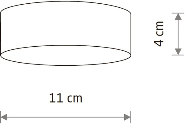 Накладной светильник Nowodvorski Lid Round Led 10406