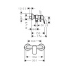 Смеситель для душа hansgrohe Logis 71600670 черный матовый