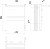 Классик с/п П6 400х650 электро Полотенцесушитель TERMINUS