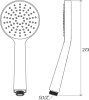Душевая лейка Ravak Flat X07P343