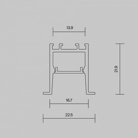 Короб встраиваемый Maytoni Led Strip  632013