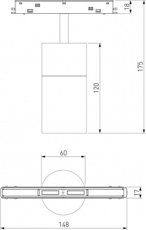 Светильник на штанге Elektrostandard Slim Magnetic a063538