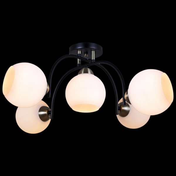 Потолочная люстра ILLUMICO IL0250-5CSQ-79 BK AB