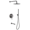 Душевой комплект Abber Emotion AF8817NG никель