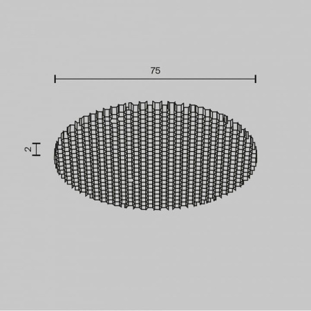 Сотовый фильтр Maytoni Technical Фокус HoneyComb-D75