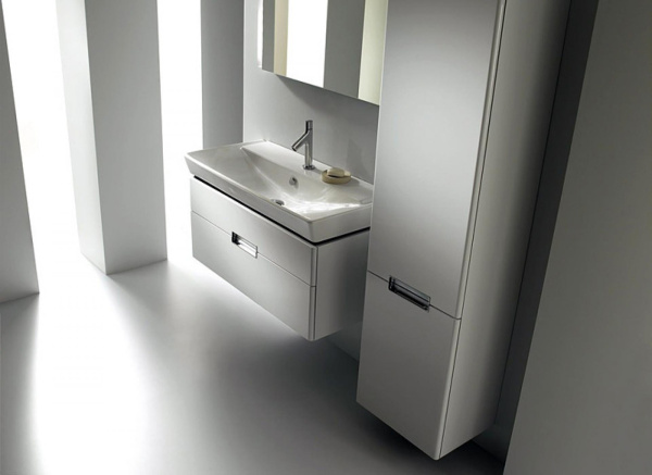 Тумба под раковину 95 см Jacob Delafon Reve EB1136-442 серый антрацит лак