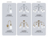 Люстра на штанге Ambrella Light LH LH55701