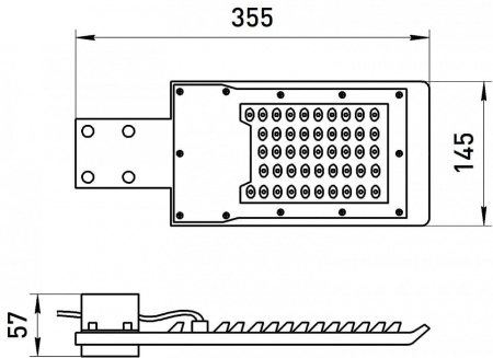 Консольный светильник Эра  SPP-503-0-30K-050