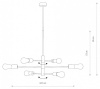 Подвесная люстра Nowodvorski Rotor 7937