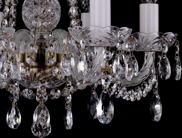 Подвесная люстра Bohemia Ivele Crystal 1402 1402/6/141/Pa