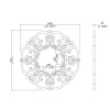 Зеркало Devon&Devon 89 2SRBLAMELIE черный