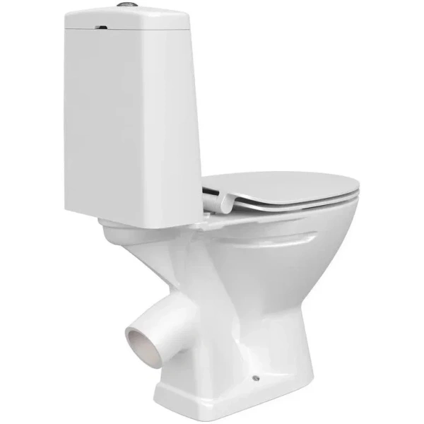 Унитаз-компакт Cersanit Flavis A64288 с сиденьем микролифт, белый