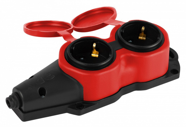 Колодка Эра  KX-2e-RED-IP44