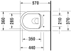 Унитаз подвесной Duravit ME BY STARCK 2529092000