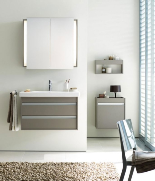 Полочка Duravit Ketho KT253704949 матовый графит