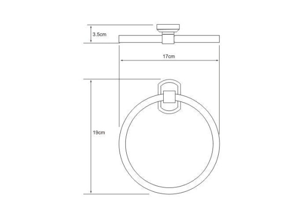 Держатель полотенец WasserKRAFT Oder K-3060