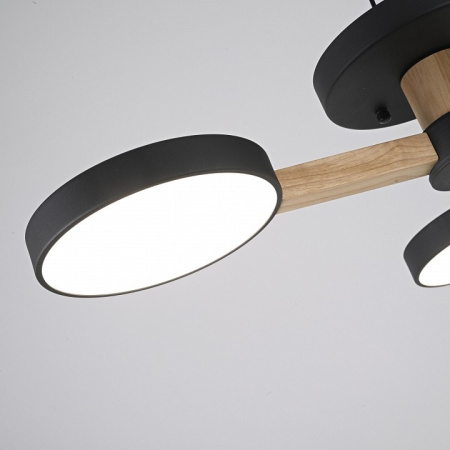 Люстра на штанге Imperiumloft TURNA Black TURNA01