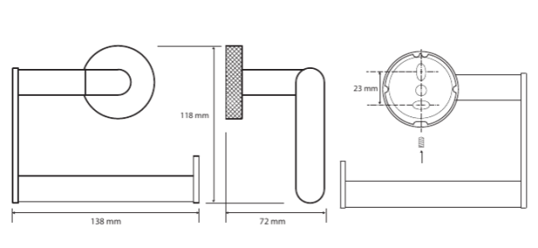 Держатель туалетной бумаги Bemeta Stella 166112222