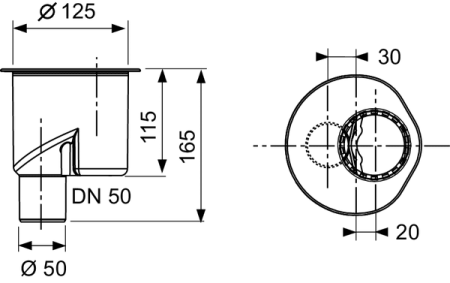 Сифон Tece Drainline 650003