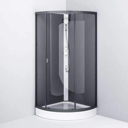 Душевая кабина AM.PM X-Joy W88C-301-090GG стекло графит профиль графит