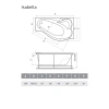 Акриловая ванна 170x90 см R Relisan Isabella GL000010530