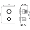 Смеситель для душа Cisal Less LS01850321