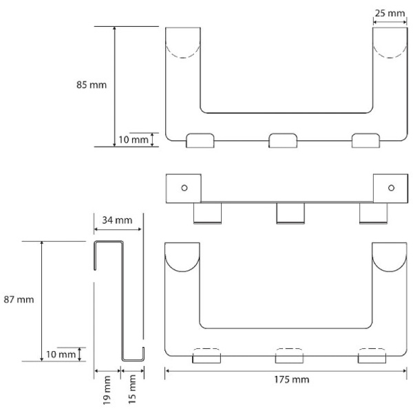 Вешалка Bemeta White 101106224