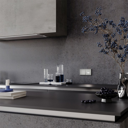 Выключатель одноклавишный без рамки Voltum S70 VLS010105